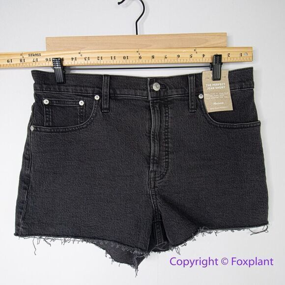 New! Madewell The Perfect Vintage Jean Short in lunar‎ wash, size 31 - Picture 5 of 16